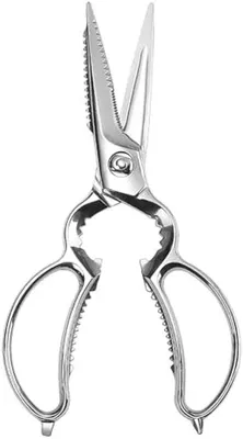 Produktbild von PolkaHome® Professionelle Küchenschere 22 cm – Abnehmbar und Vielseitig, Edelstahl, Silber