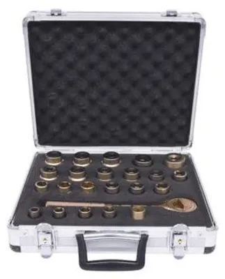 Zdjęcie produktu dla Zestaw kluczy nasadowych BRONZEplus 1/2" 23 szt