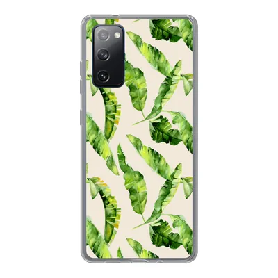 Produktbild von MuchoWow® Handyhülle Schutzhülle Hülle für Samsung Galaxy S20 FE Blatt - Tropisch - Muster Silikon Softcase Handy Hülle - Abdeckung