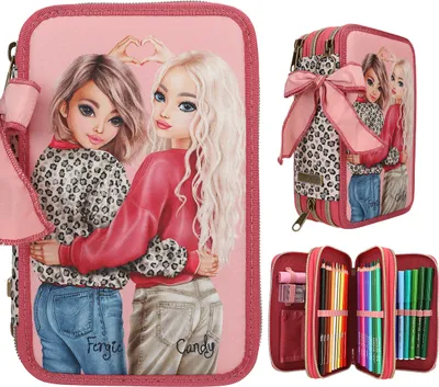Produktbild von Depesche Vertrieb GmbH & Co. KG TOPModel 3 Fach Federtasche LEOHEART