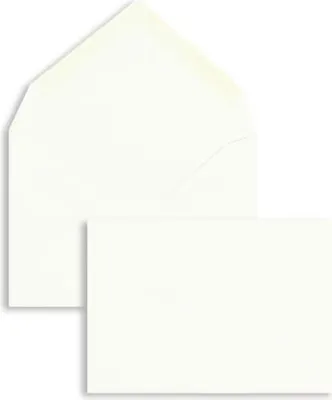 Produktbild von Briefumschläge 80x115mm 80g/qm gummiert VE=100 Stück weiß