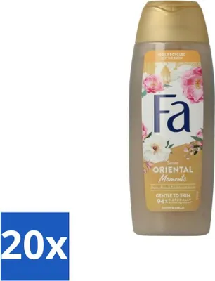 Produktbild von Fa - Oriental Moments - Duschcreme - Wüstenrose & Sandelholz - 250 ml - Vorteilspack - 20 Stücke