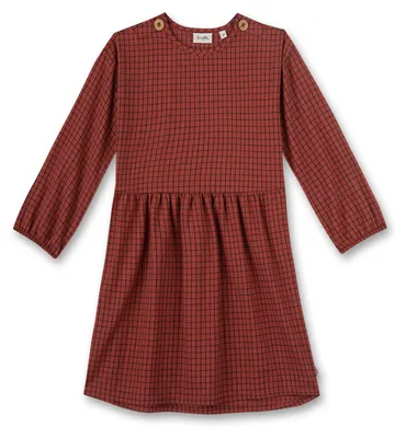 Produktbild von Sanetta Pure Mädchen-Kleid langarm rot kariert 62