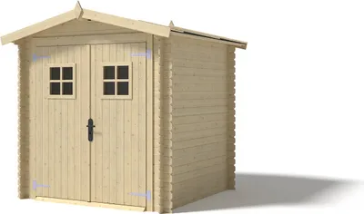 Produktbild von Gartenhaus, Gerätehaus 4m2 - 2x2m - 19mm