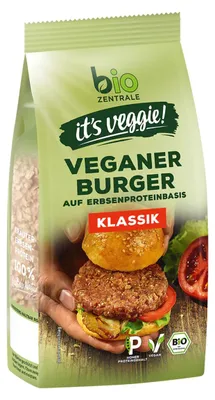 Produktbild von Veggie Burger Klassik herzhaft pflanzlich lecker gebraten 170g