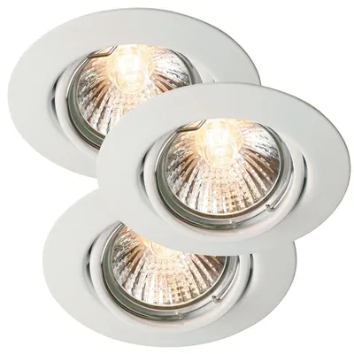 Obrázek produktu pro Nordlux Triton bez žárovky vestavné svítidlo bílé,,A+,54540101