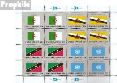 Produktbild von Briefmarken UNO - New York 1989 Mi 579Klb-594Klb Kleinbogen (kompl.Ausg.) postfrisch Mitgliedsstaaten