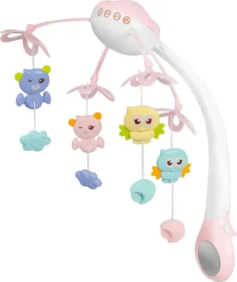 Obrázek produktu pro Ricokids Dětský kolotoč s projektorem RK-813 růžový