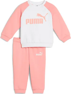 Produktbild von PUMA MINICATS ESS Raglan Crew Set FL INF PINK FRUIT PINK FRUIT 92