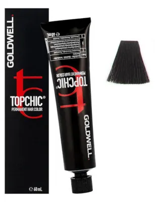 Immagine prodotto di Goldwell Topchic Tube 2N Black 60ml - colore permanente in tubo