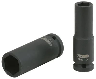 Image de Douille longue à chocs 6 pans 1/2'', 21 mm - KSTOOLS - 515.1121-E