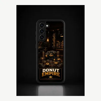 Productafbeelding van Samsung S23 Plus hoesje, telefoonhoesje, beschermhoesje, case met donutmotief – LUNØIR ©