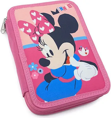 Produktbild von Zweistöckiger Schuletui Minnie – ausgestattet