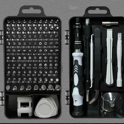 Produktbild von Schraubendreher 115-piece screwdriver set Reparatur Demontagewerkzeug