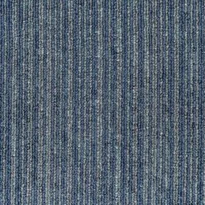 Produktbild von Teppichfliese Schlinge Astra Streifen 485 blaugrau 3 mm 50x50 cm