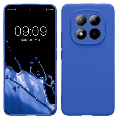Produktbild von kwmobile Handyhülle für Xiaomi Redmi Note 15 Pro 4G Hülle - weiches Handy Silikon Case - Schutzhülle Cover - Baltik Blau