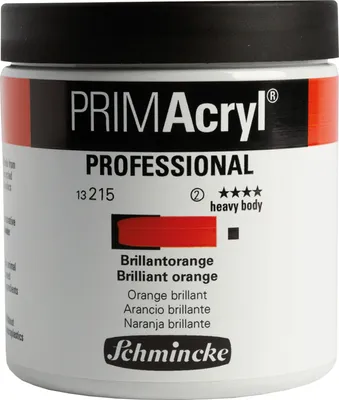 Produktbild von PRIMAcryl - Brillantorange - 237ml Feinste Künstler Acrylfarbe Schmincke 13 215 053