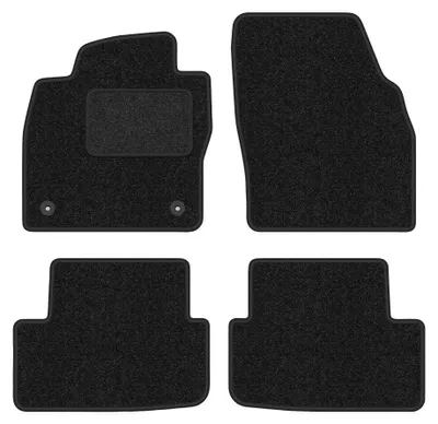 Image de Tapis de sol en moquette pour Skoda Fabia IV 2021- (à hayon) – jeu 4 pièces, anthracite, sur mesure – Wielganizator ANTHRA