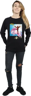 Produktbild von Marvel - "Hey You" Sweatshirt für Damen BI16043 (M) (Weiß)