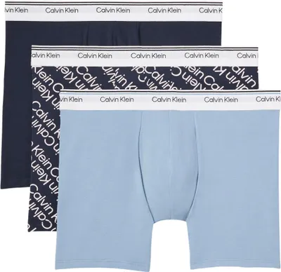 Obrázok produktu pre Calvin Klein, pánske 3-dielne balenie boxeriek, model Balance, s logom, viacfarebné