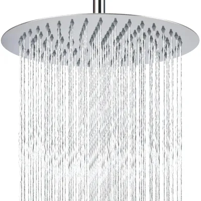 Produktbild von 30 cm Regenbrausekopf aus Edelstahl mit Hochdruckfunktion