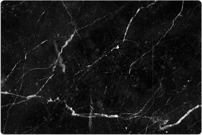 Produktbild von Küchenmatte 60x90 cm Vinylmatte Bodenmatte Dekoration - schwarz Marmor