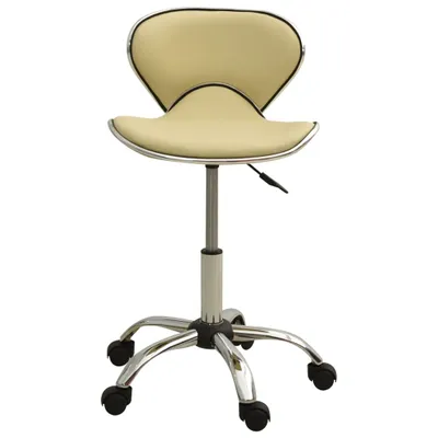 Immagine prodotto di Sgabello da Salone Spa Crema in Pelle finta