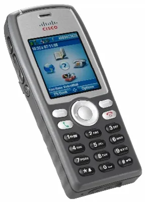 Produktbild von Cisco IP Phone 7925G Schnurlostelefon, Farbdisplay, Rufnummernanzeige, 10h Sprechzeit, 8 Tage Standby, Freisprechfunktion, Bluetooth, USB-Anschluss, WLAN