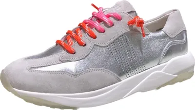 A single women's sneaker shown from a side-diagonal angle against a white background.