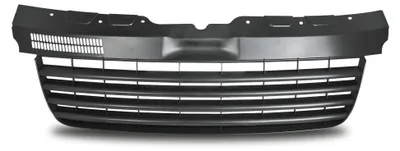Kühlergrill Sportgrill Gitter Front Grill ohne Emblem Schwarz für VW T5 7H 03-09 – Produktansicht