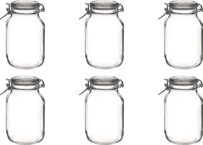 Produktbild von Rocco Bormioli Vorratsglas Fido Einmachglas 2 Liter 6 Stück