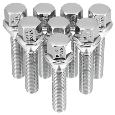 Productafbeelding van M12 x 1.5 Conische Wielbouten - 8 Stuks