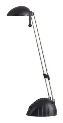 Image de Lampe de bureau télescopique noire à LED intégrées 5W Ronald 4334 Rabalux
