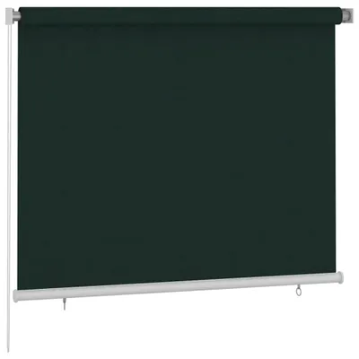 Produktbild von vidaXL Außenrollo 185 (B) x 140 (H) cm Dunkelgrün HDPE