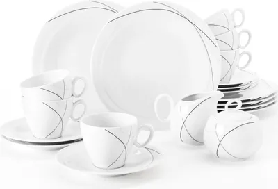 Imagen del producto de Seltmann Weiden Kaffeeservice 20-teilig T Trio Highline 001.706985