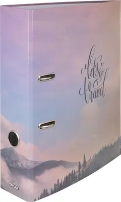 Produktbild von Motivordner / DIN A4 / 8cm Rückenbreite / "Berge - Let's go Travel"