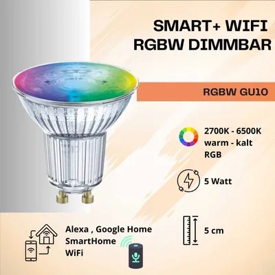 Produktbild von Ledvance LED Reflektor Smart+ WiFi SPOT Multicolour PAR 16 50 45° GU 10 5W
