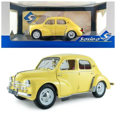 Produktbild von Solido 421186595 Renault 4CV 1961 beige 1:18