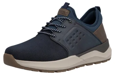 Produktbild von Rieker Herren Slipper Extraweite Gummizug 06058-14 Blau, Schuhgröße:40 EU