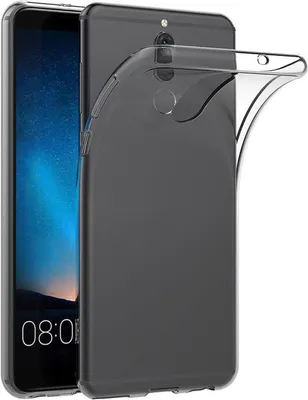 Produktbild von Conie Silikon Schutzhülle für Huawei Mate 10 Lite Tasche klar Case Cover Bumper Hülle durchsichtig in transparent