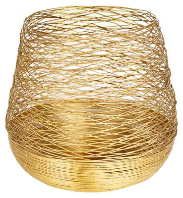 Produktbild von Kaheku Windlicht Positano gold 36 Ø 37h 1120016538