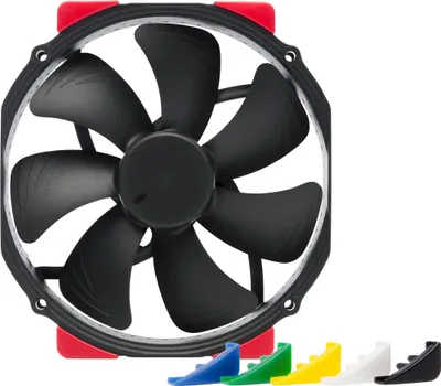 Produktbild von Noctua NF-A15 HS-PWM chromax.black.swap, Ventilator, 300 RPM, 1500 RPM, 140,2 m³/h, Schwarz