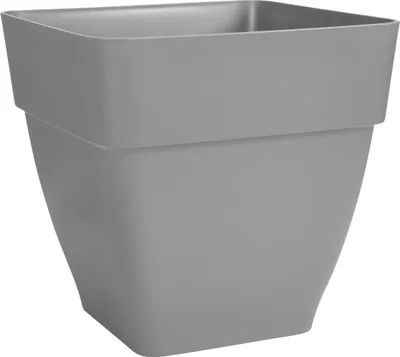 Produktbild von Elho Pflanztopf Vibia Quadrat 28,8 x 28,8 x 28,2 cm anthrzait