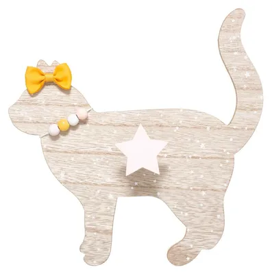 Produktbild von Kleiderhaken Katze / Stern