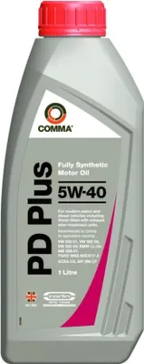 Produktbild von COMMA PD Plus für 5W-40 1 Liter Motoröl Motorenöl Synthetisch 229.31 Longlife-04 502 00 505 01 WSS-M2C917-A 505 00 DEXOS 2 229.51 A40 Öl