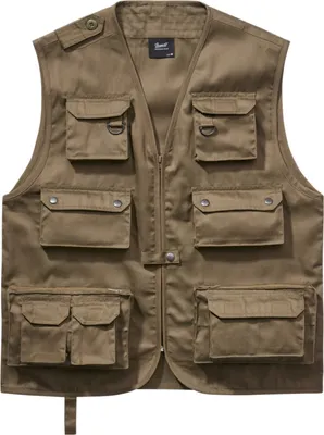 Image de Brandit BD4025 | Hunting Vest S à 7XL - Couleur : Olive - Taille : XL