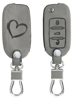 Produktbild von kwmobile Schlüsselhülle für VW Skoda Seat 3-Tasten Autoschlüssel Hülle - Autoschlüssel Schlüssel Hülle aus Silikon - Schlüsselschutz Gehäuse aus