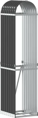 Zdjęcie produktu dla vidaXL Wiata na drewno opałowe antracyt 40x45x170 cm Stal ocynkowana