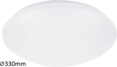 Zdjęcie produktu dla Plafon LED okrągły Lucas biały 18W Neutralna biel 1350lm metal wym:10,7x33x33cm IP20 Rabalux