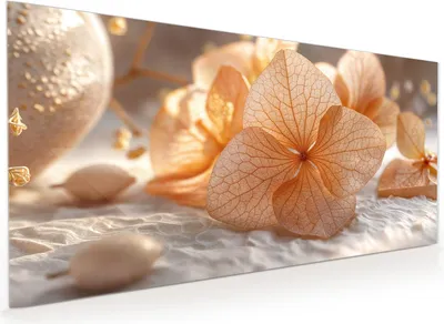 Produktbild von Küchenrückwand Spritzschutz Glas mit Motiv Blumenarrangement 40 x 40 cm